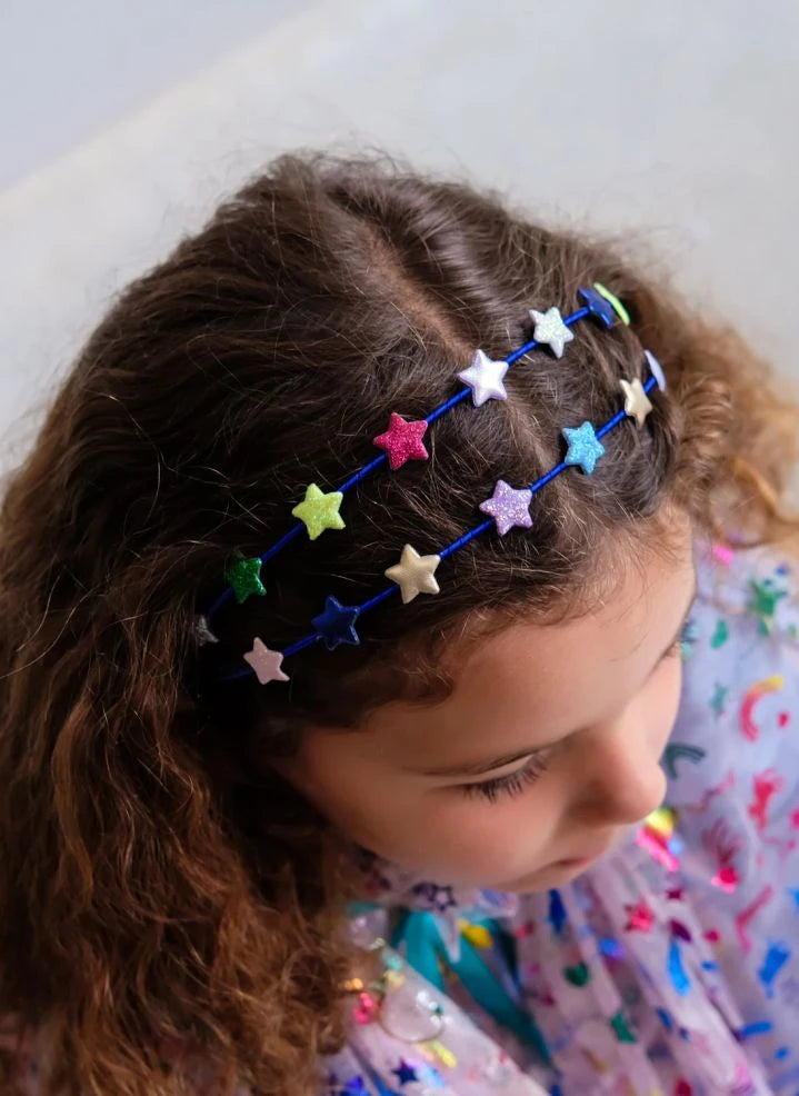 Mimi & Lula - Double Little Stars headband | Blue