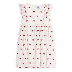 Petit Bateau - Tulle Knot Dress | Ecru