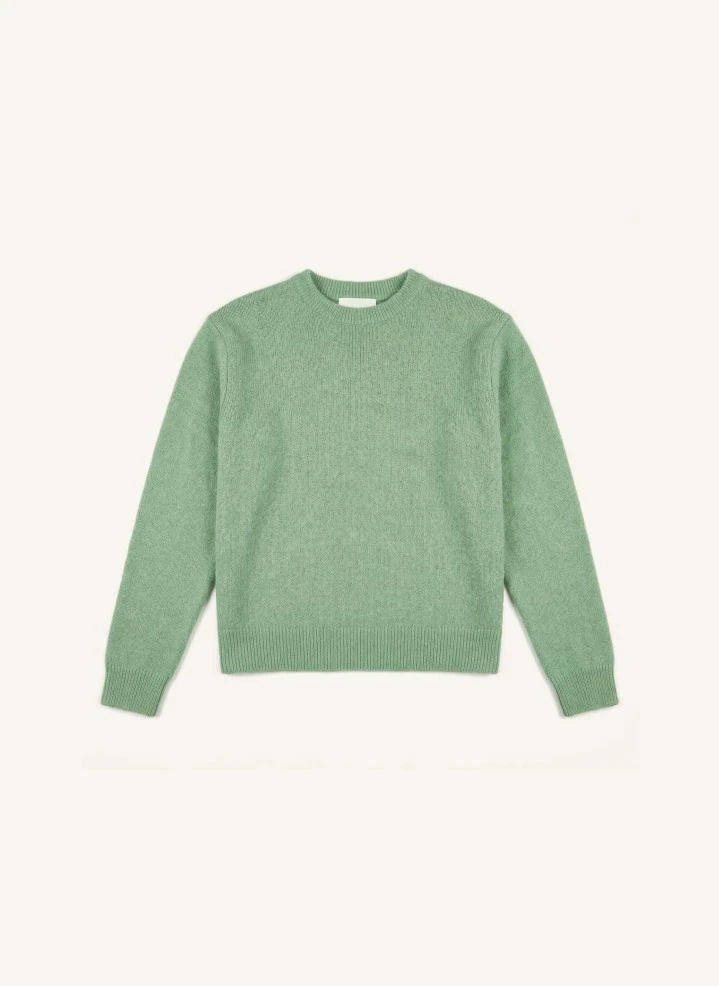 Leon & Harper - Madrid Alpaca Sweater | Pistachio green