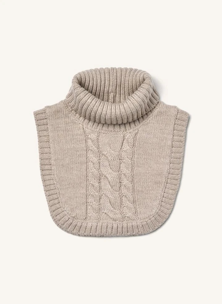 Wheat - Softo Detachable Collar, Merino Wool | Beige