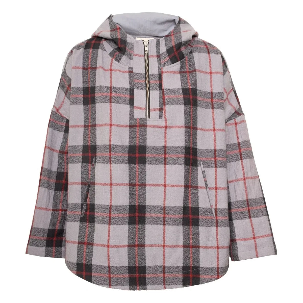 Virginie de Vinster - Paul Laine Merinos Hoodie Sweatshirt | Gray