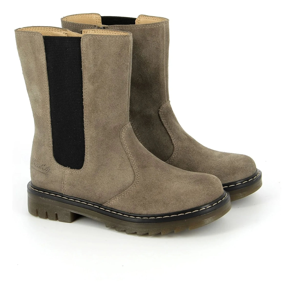 Pom d'Api - Sid Mid Velours boots | Taupe brown