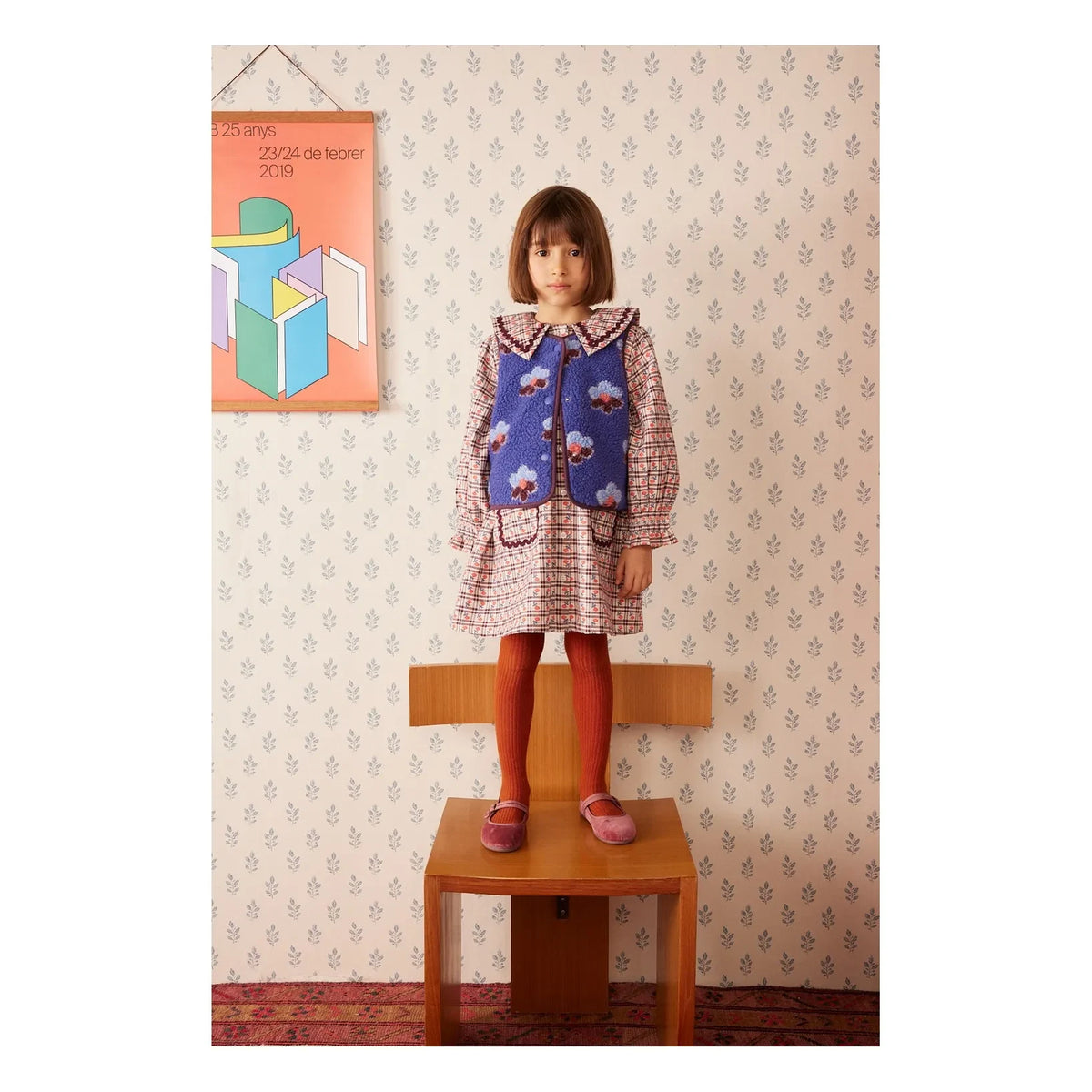 Hello Simone - Agatha Check Dress | Plum