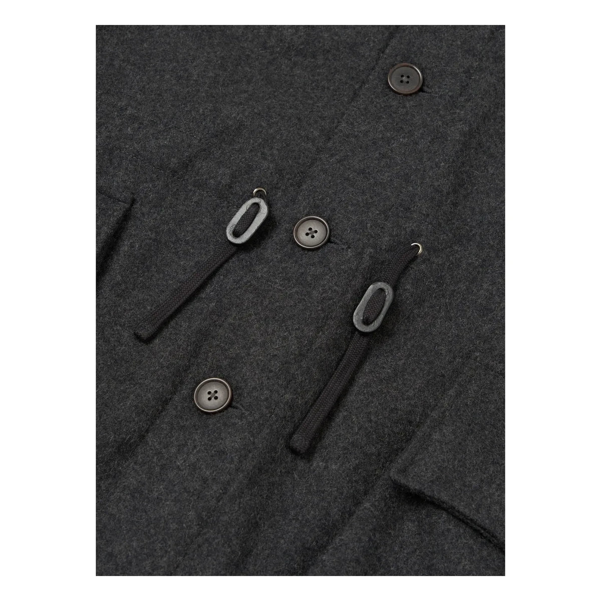Universal Works - Boston Wool Parka | Dark grey