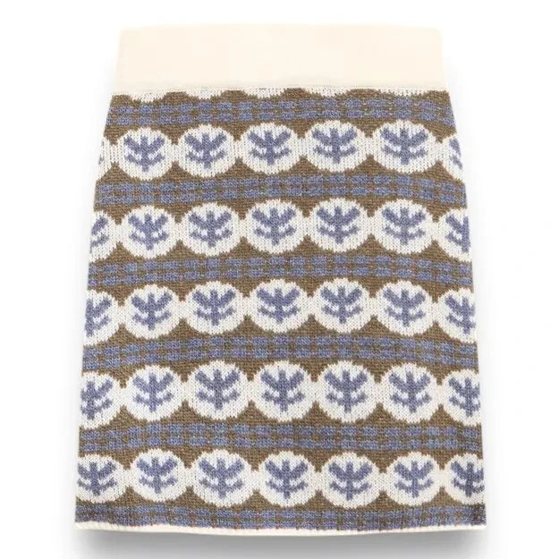 birinit - Julieta Merino wool skirt | Blue