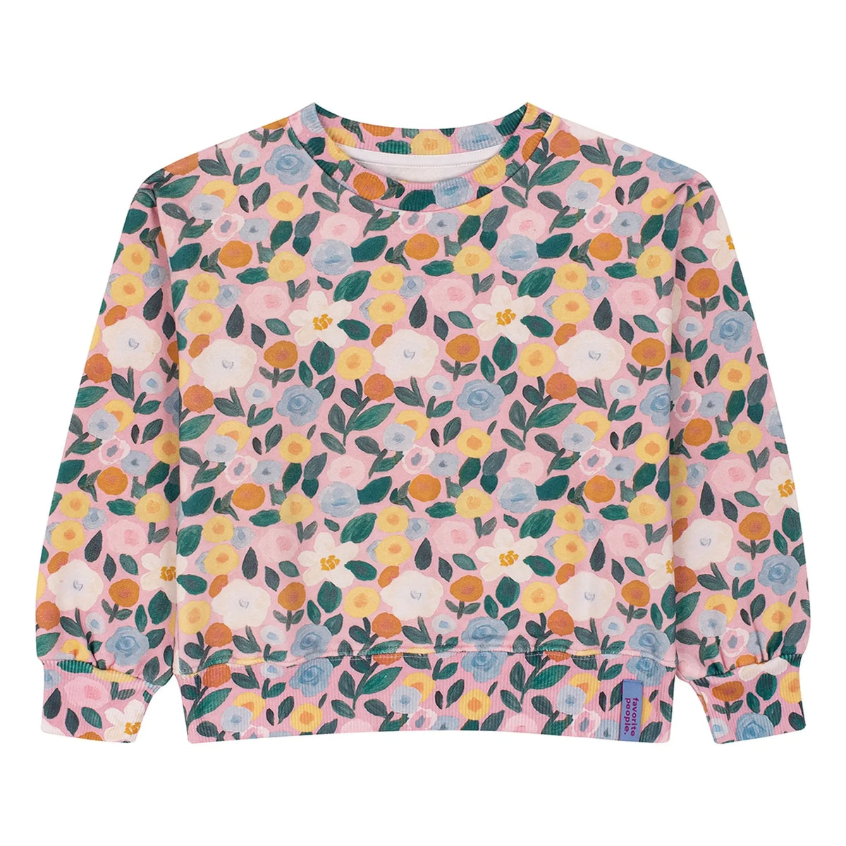 Favorite People - Blossom organic cotton sweatshirt | Pink