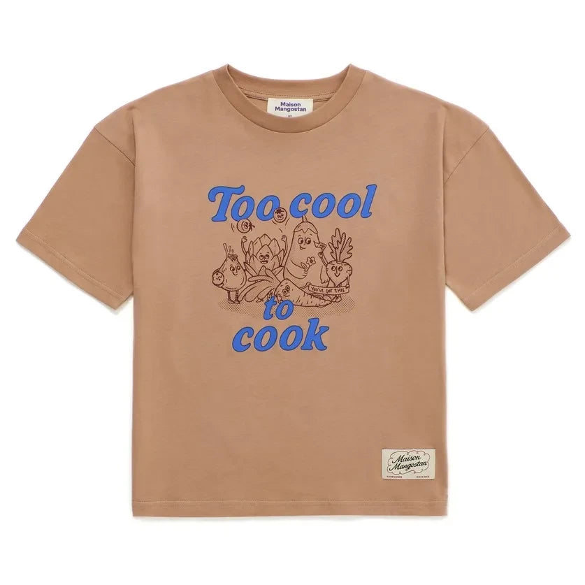 Maison Mangostan - Too Cool To Cook T-shirt | Caramel