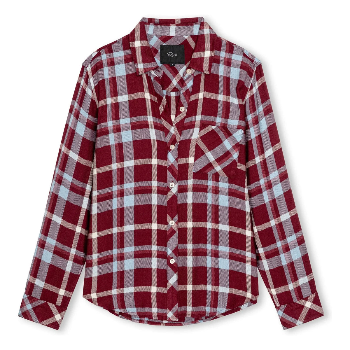 Rails - Hunter checkered shirt | Burgundy