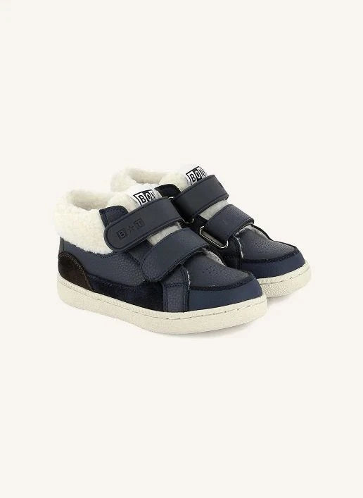 Bonton - Kix Hi Lined Sneakers | Navy