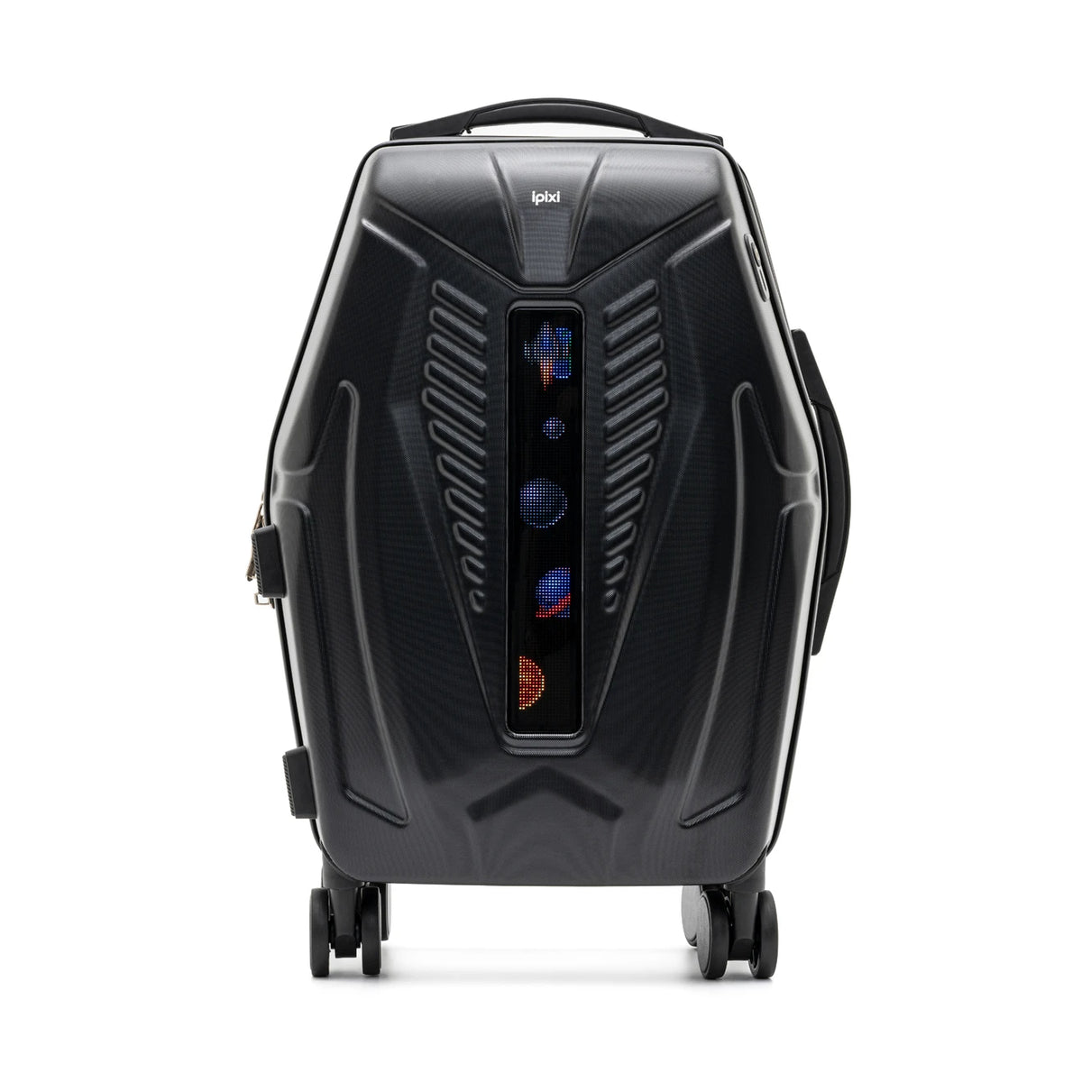 iPixi - Galaxy Voyager Smart Black Suitcase with LED Screen