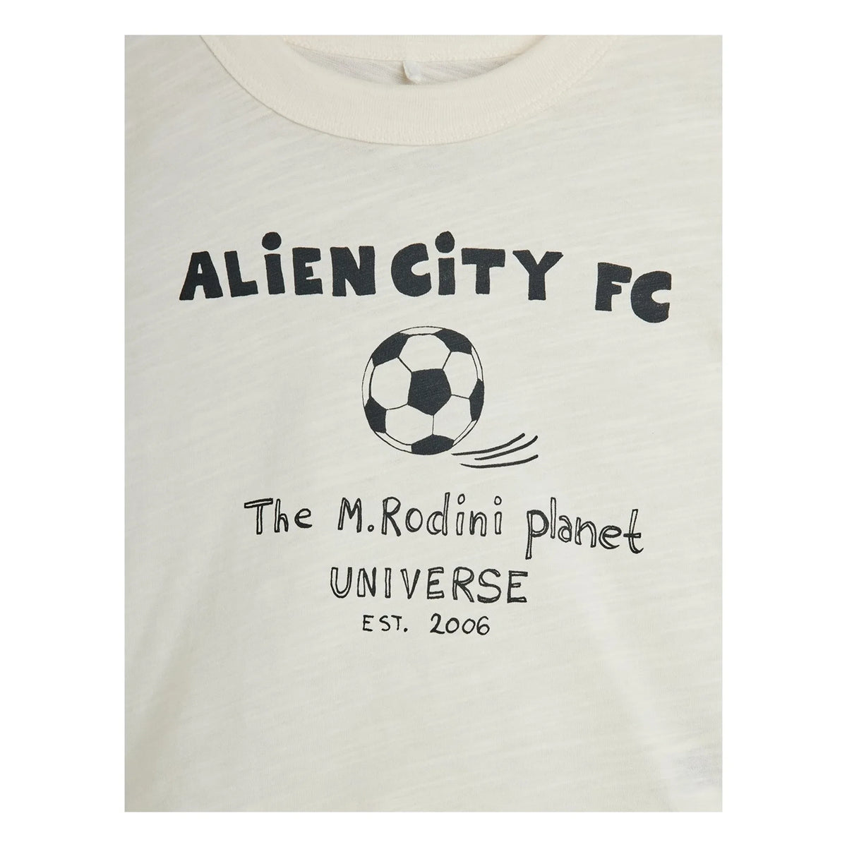 Mini Rodini - Alien City Organic Cotton T-shirt | Ecru