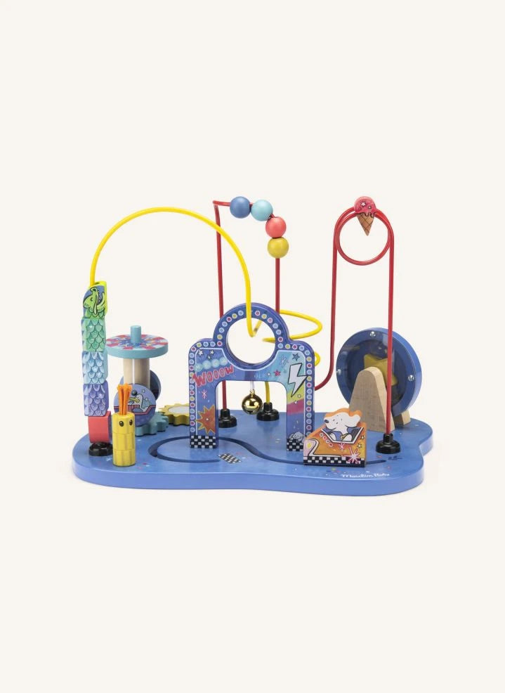 Moulin Roty - Carnival bead circuit - Puce & Pilou