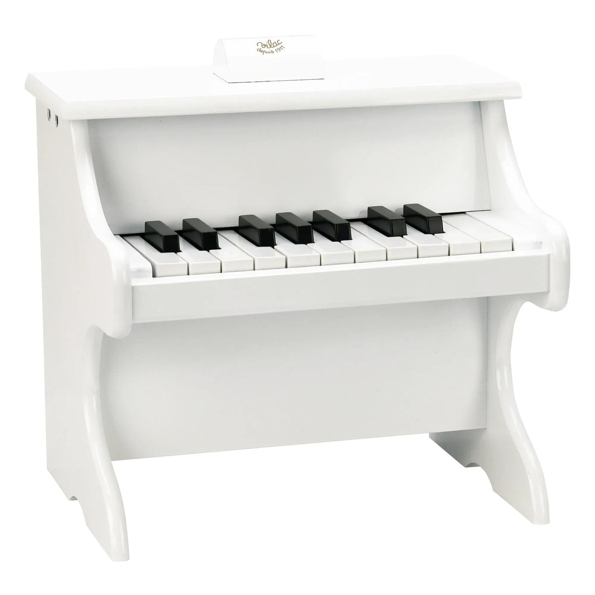 Vilac - 18-Key Piano and Sheet Music | White