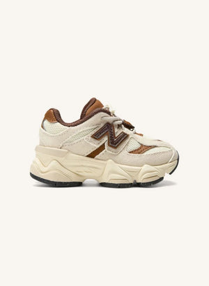 New Balance - Elastic Lace-Up Sneakers 9060 | Brown