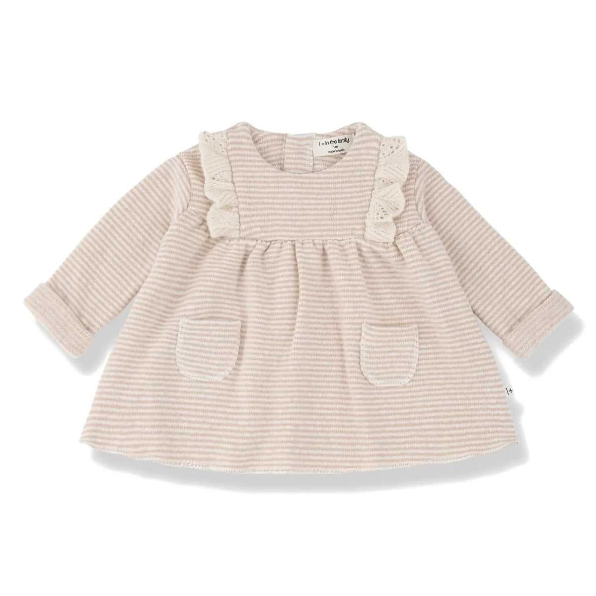 1+ in the family - Nancy Striped Dress | Nude