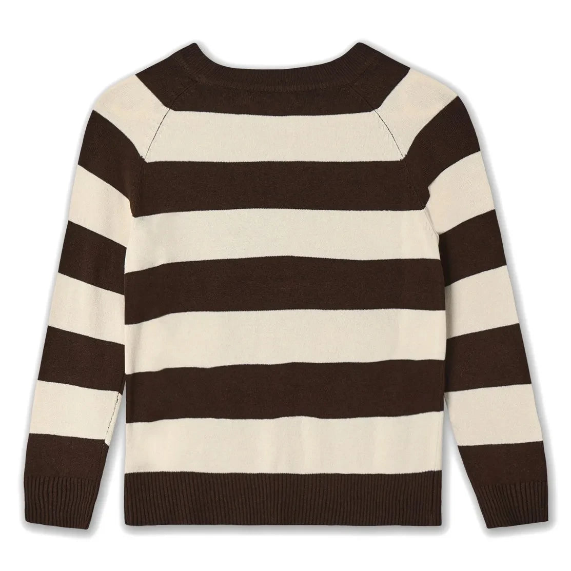 Fliink - Favo Striped Sweater | Brown