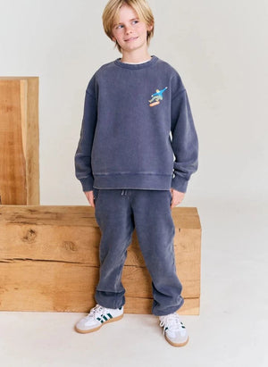 AO76 - Jogger Roman SW Recycled Cotton | Charcoal Grey