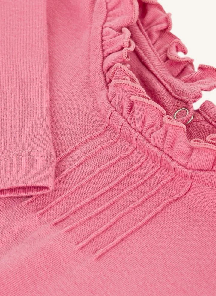 Petit Bateau - Organic cotton collared T-shirt | Pink