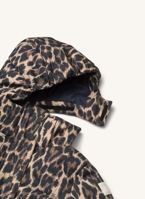 Molo - Hansine Pro Leopard puffer jacket | Brown