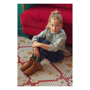 Pom d'Api - Trip Back Velvet Leopard Boots | Beige