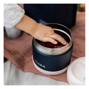 Béaba - Insulated Stainless Steel Food Storage Container - 500 ml | Navy Blue