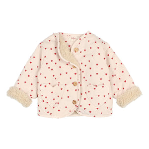 Búho - Mini Heart Jacket | Pale Pink