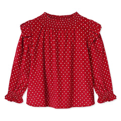 Fliink - Dolly Polka Dot Blouse | Red