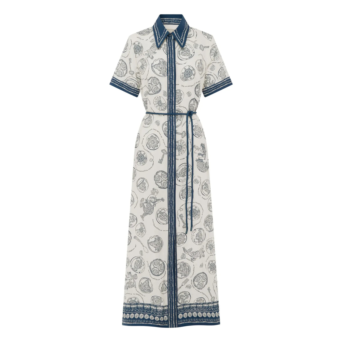 Alémais - Lucky Lin Shirt Dress | Ivory