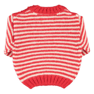 Piupiuchick - Striped Sweater | Red
