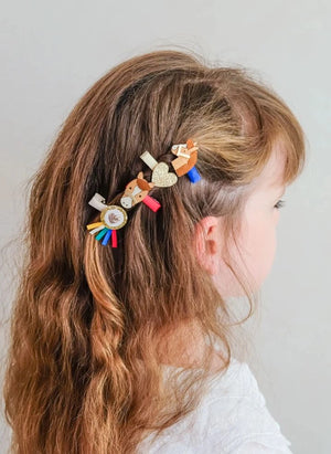 Mimi & Lula - 8-piece Pony Stick Set | Red