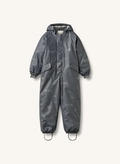 Wheat - Ludo Ski Suit Made from Recycled Fibers | Charcoal Grey