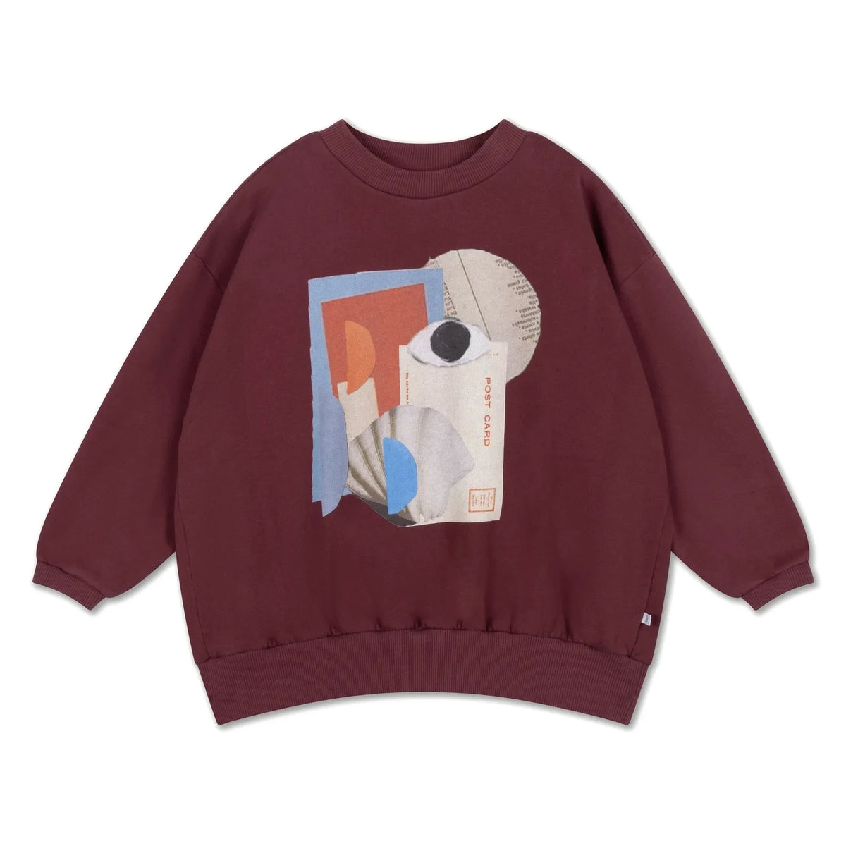 Repose AMS - Relaxed Organic Cotton Sweatshirt | Burgundy