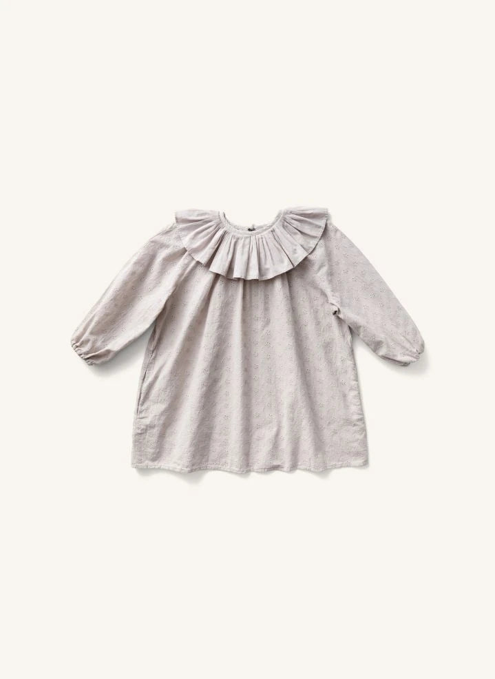 Soor Ploom - Hollie Drawstring Collar Dress | Pale Pink