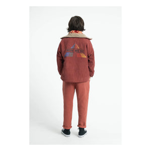 Piupiuchick - Here We Go Velvet Organic Cotton Jacket | Burgundy