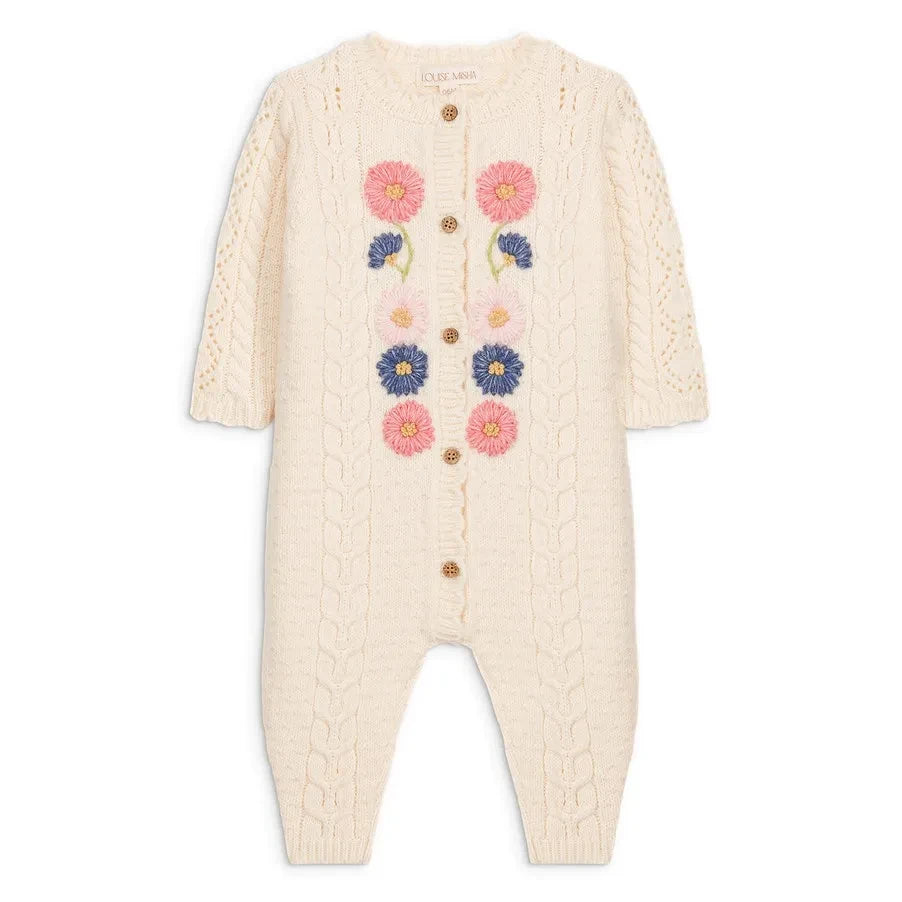 Louise Misha - Drillia Wool Overall | Cream