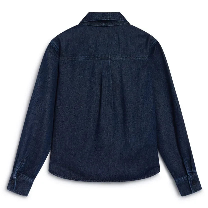 The New Society - Denim Shirt | Navy Blue