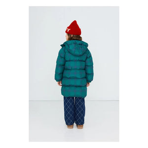 Tinycottons - Tartan Puffer Jacket | Green