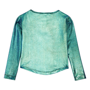 The Animals Observatory - Shiny T-Shirt | metallic blue