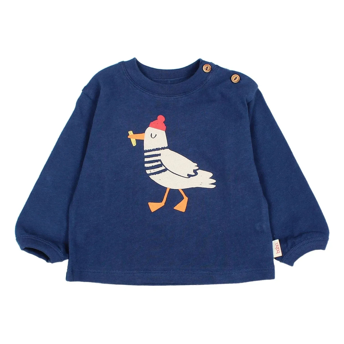 Búho - Seagull T-Shirt Organic cotton | Navy