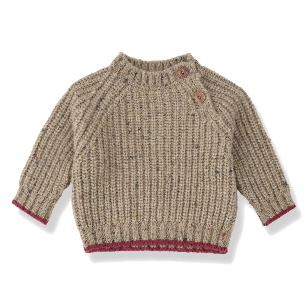 1+ in the family - Maligne Wool Sweater | Beige