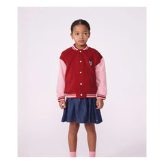 Petit Bateau - Teddy Colorblock PB Organic Cotton Jacket | Red