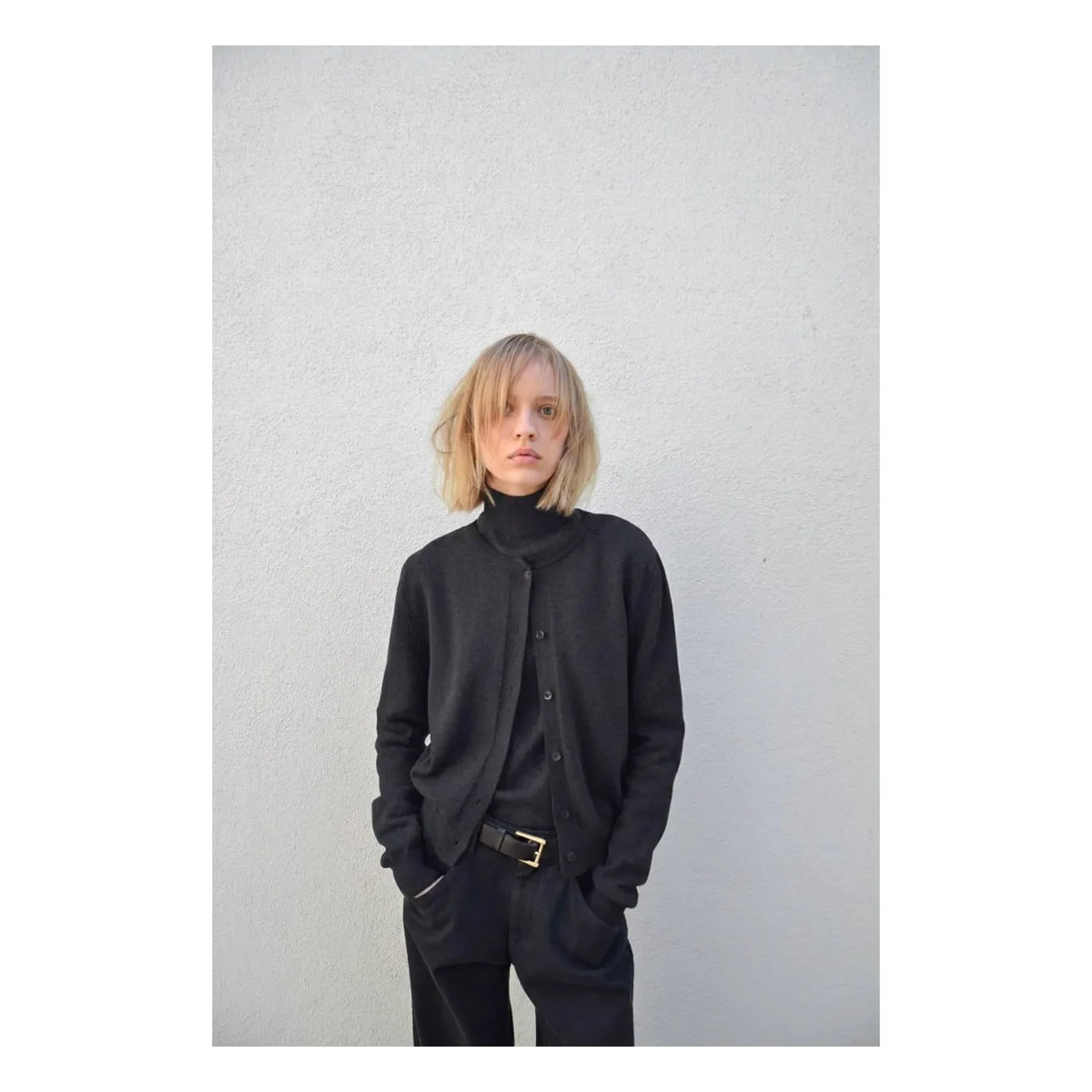 THEAVANT - Saint Etienne organic cotton cardigan | Black