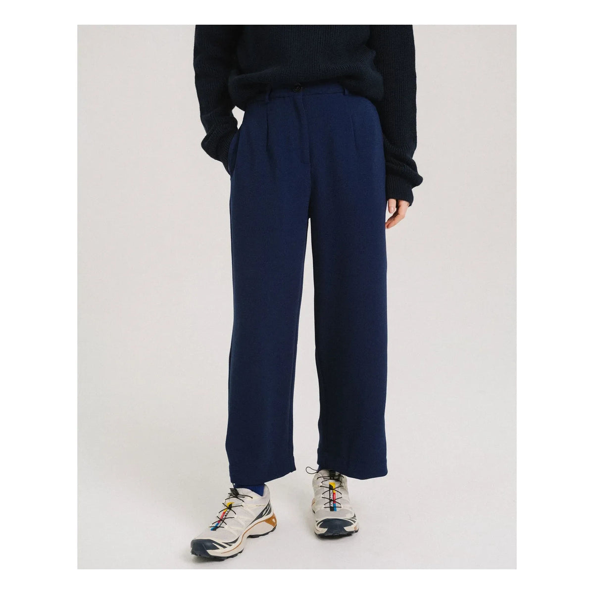 Tinsels - Brando Straight Leg Trousers | Ink