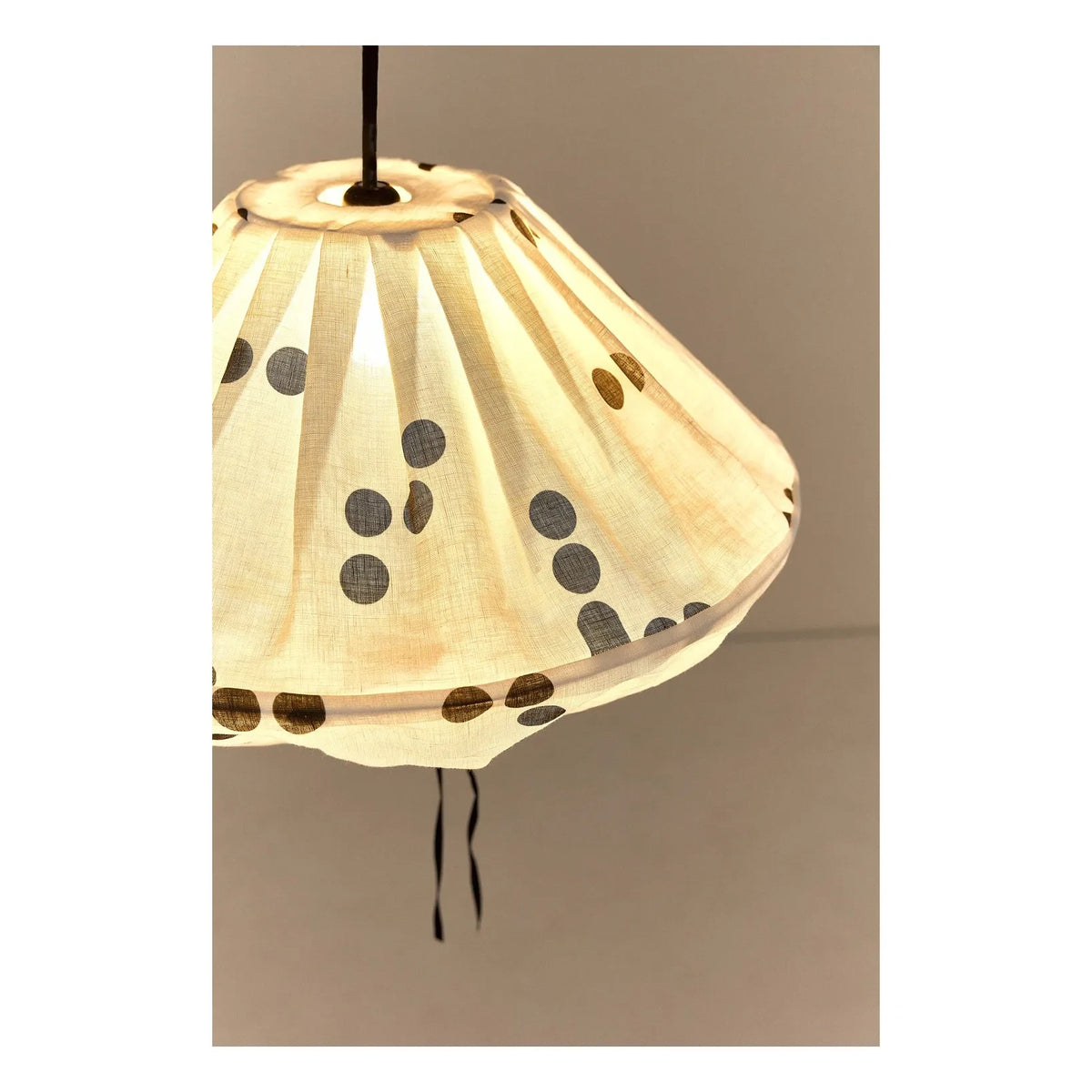 Nobodinoz - Yumi Dots Lampshade | Black