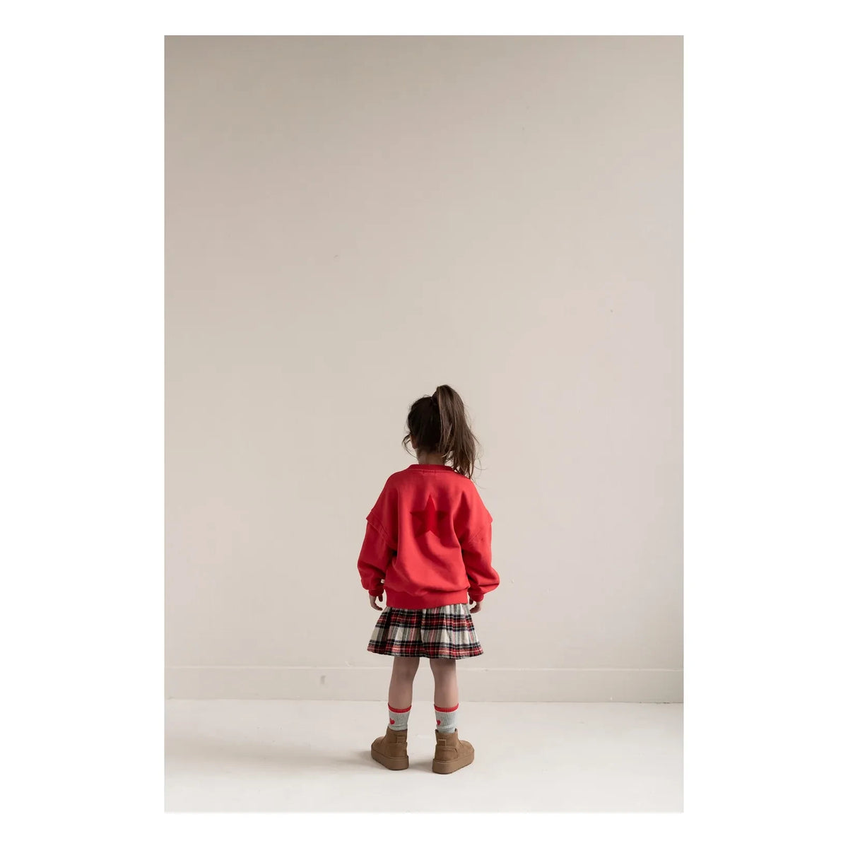 Jenest - Organic Cotton Balloon Sweatshirt | Red