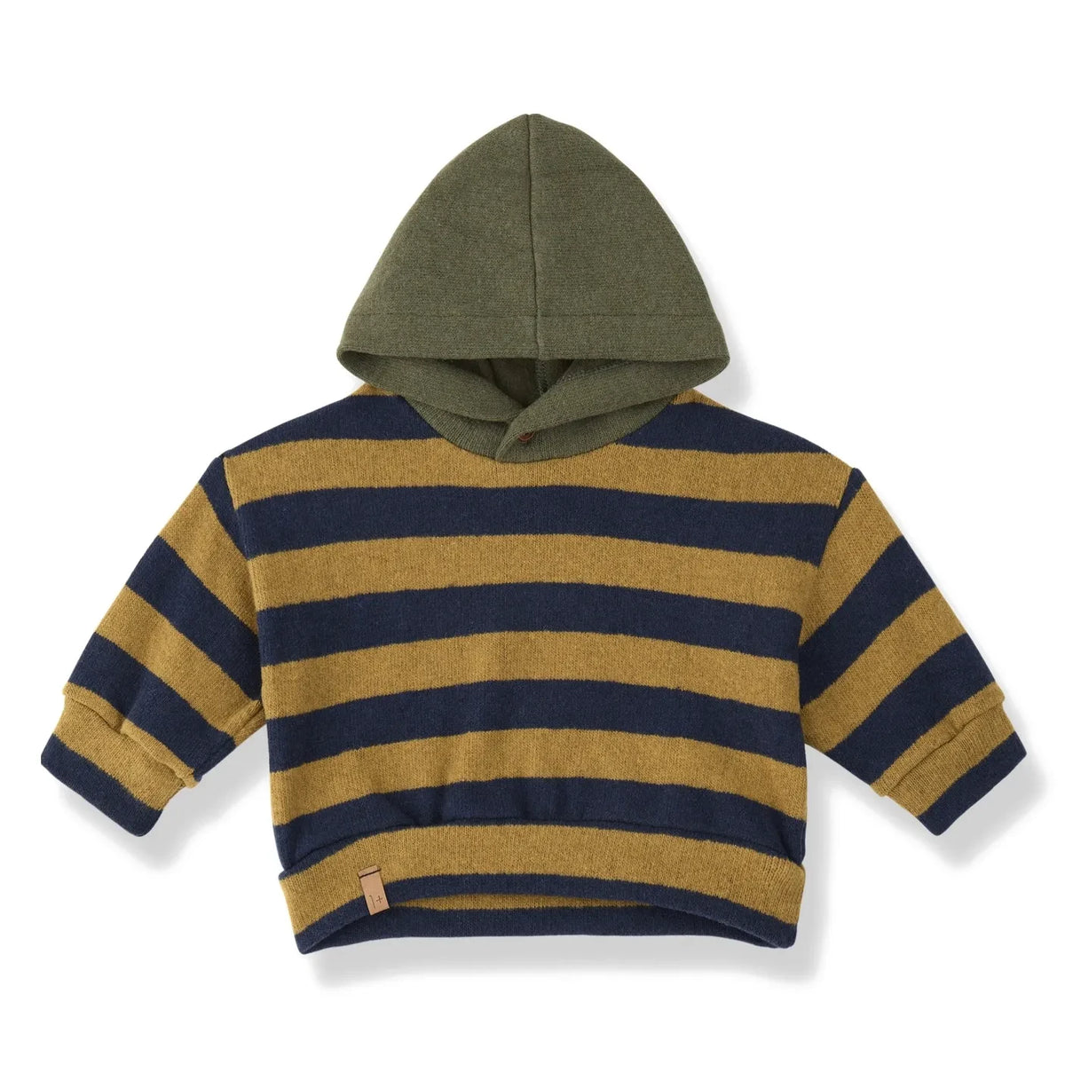 1+ in the family - Norman Striped Hoodie | Mustard