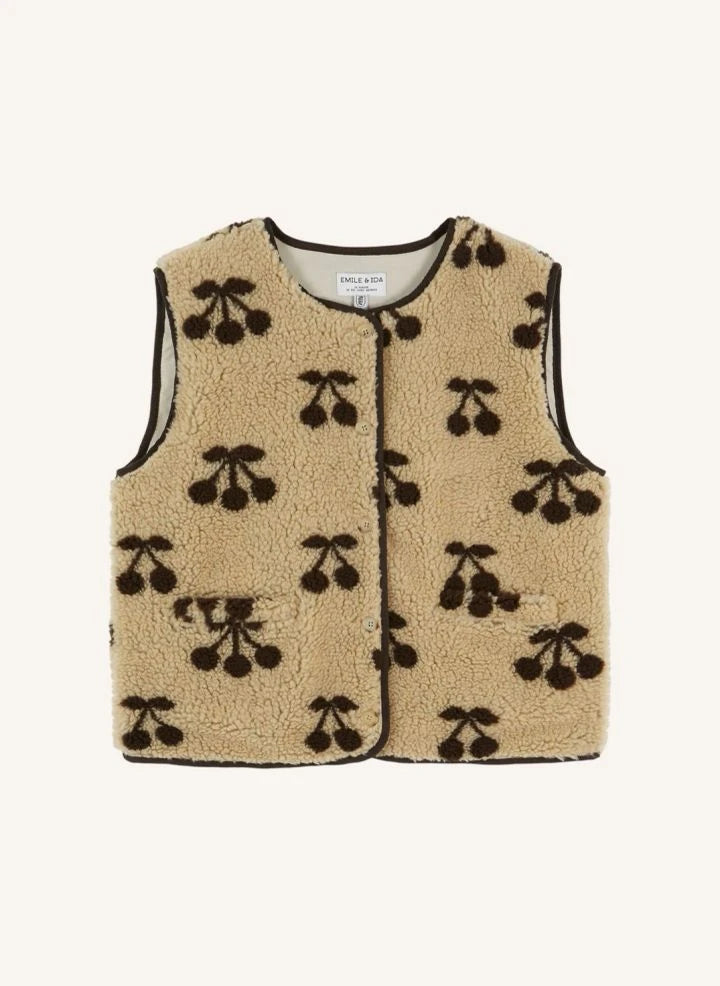 Emile et Ida - Etincelle Cerises Jacket | Beige