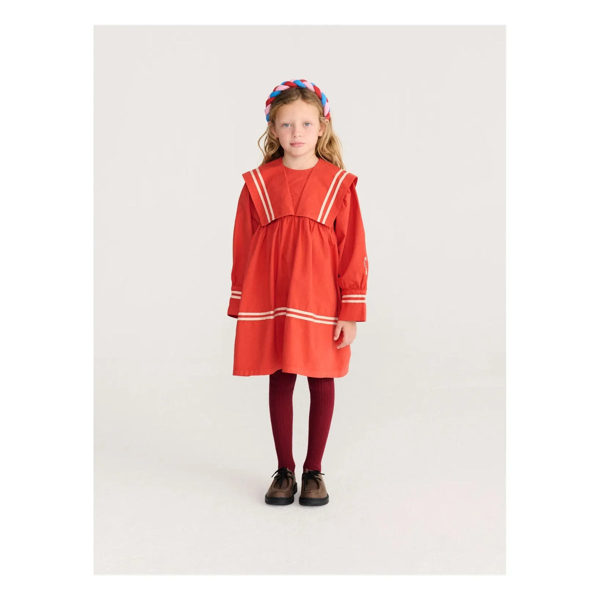 Bobo Choses - Organic Cotton Sailor Dress | Red