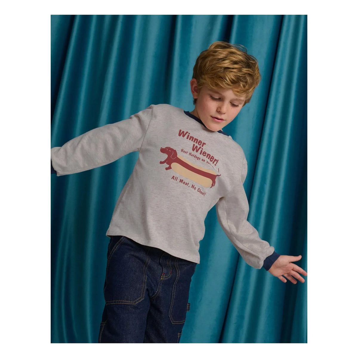 Gingersnaps - Nino Winner Winner T-Shirt | Heather beige