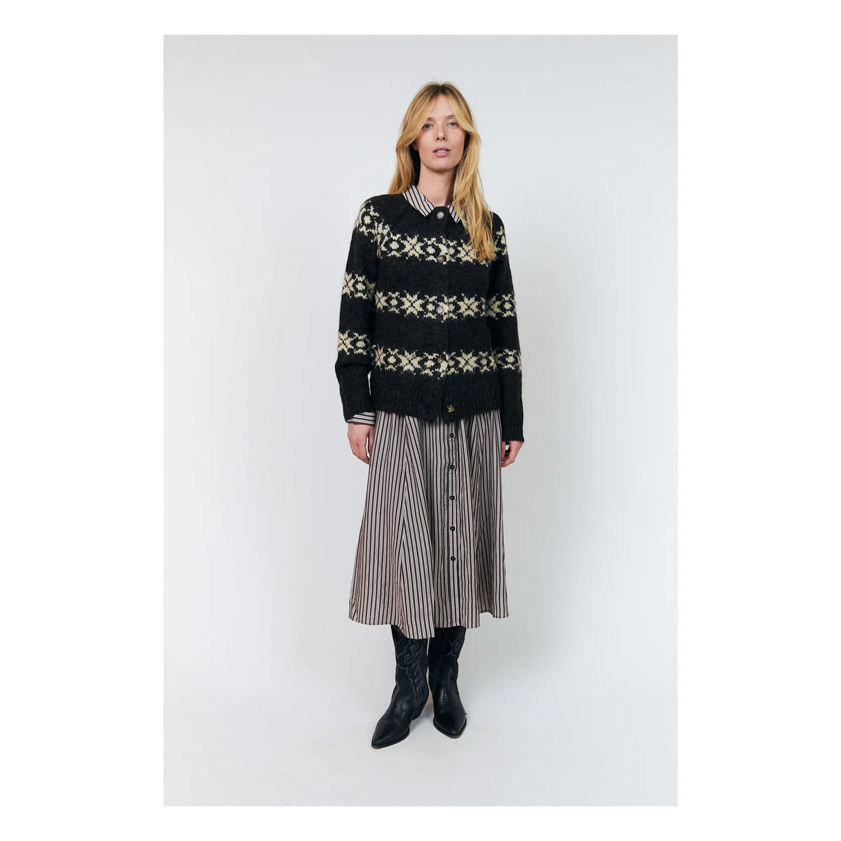 Lollys Laundry - Padova cardigan | Mocha